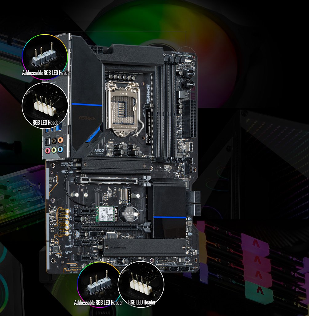 ASRock Z590 EXTREME＋DDR4 4000MHz 32GB ASRock > Z590 Extreme WiFi 6E